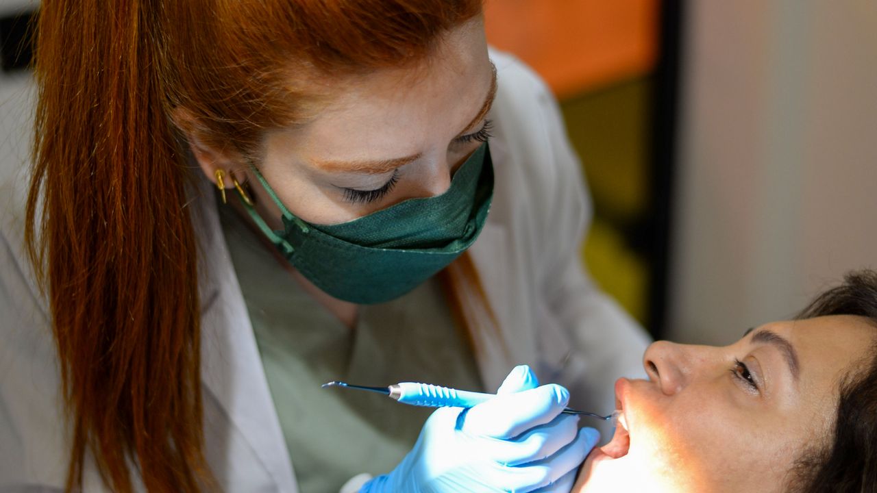 Child dental checkup with a family dentist in Oakville