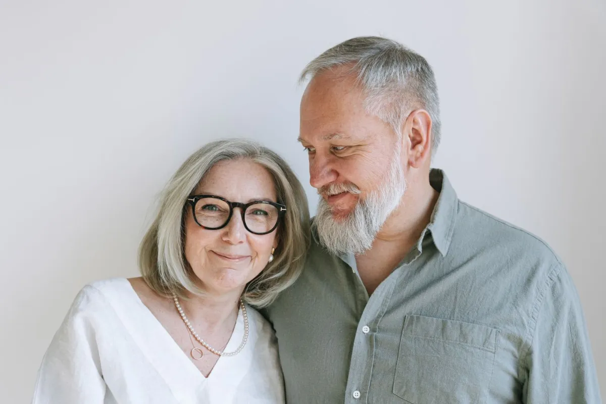 Senior couple smiling, Canadian Dental Care Plan patients in Oakville